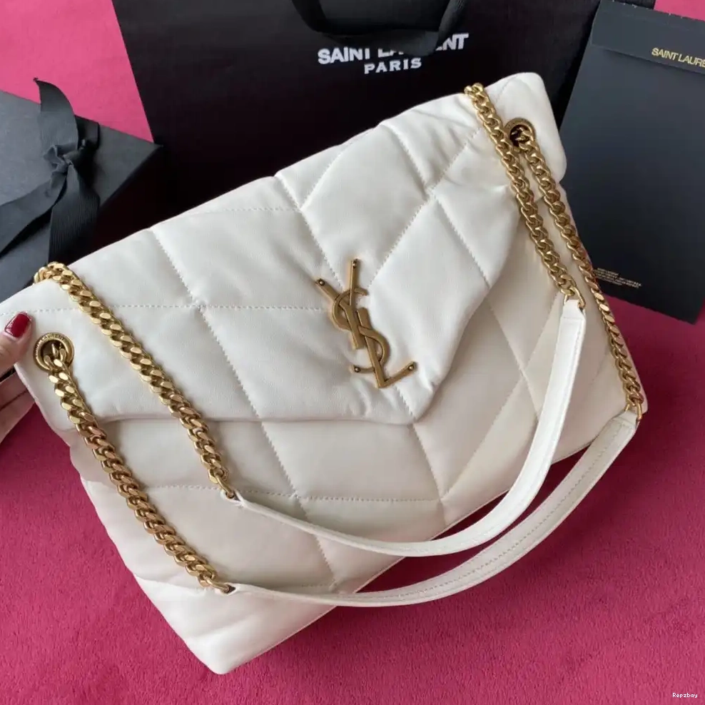 Repzbay REP IN PUFFER BAG YSL MEDIUM LAMBSKIN QUILTED 0622